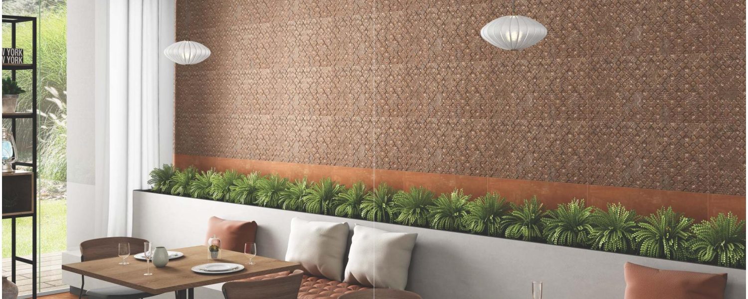 Wall tiles for commercial space